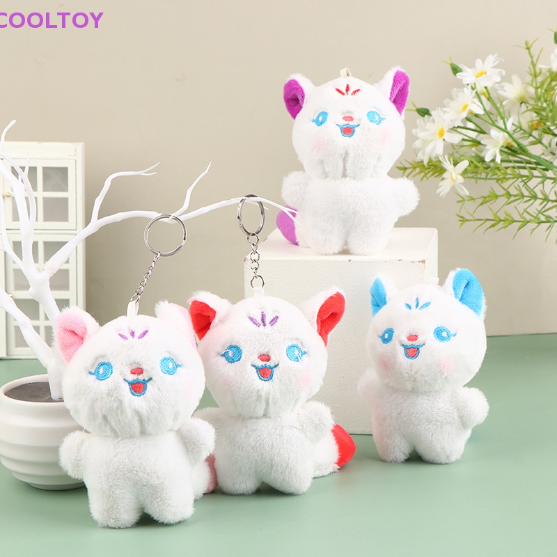 Đồ chơi nhồi bông Hình Cáo Hoạt Hình 13CM Mềm Mại Trang Trí Ba Lô / Móc Khóa Đa Ứng Dụng