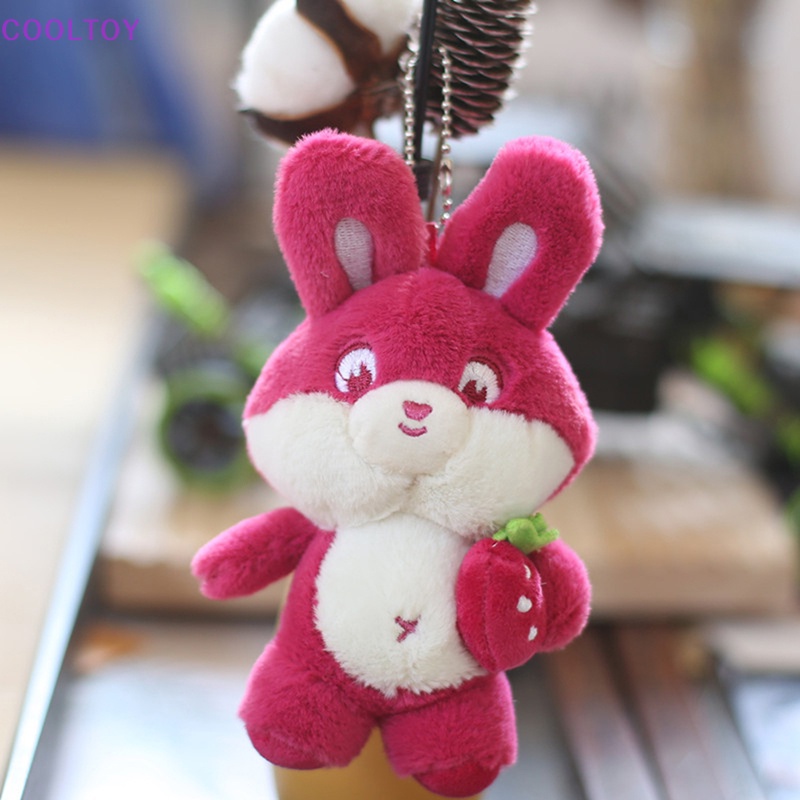 1 Móc Khóa Thỏ Nhồi Bông Dễ Thương