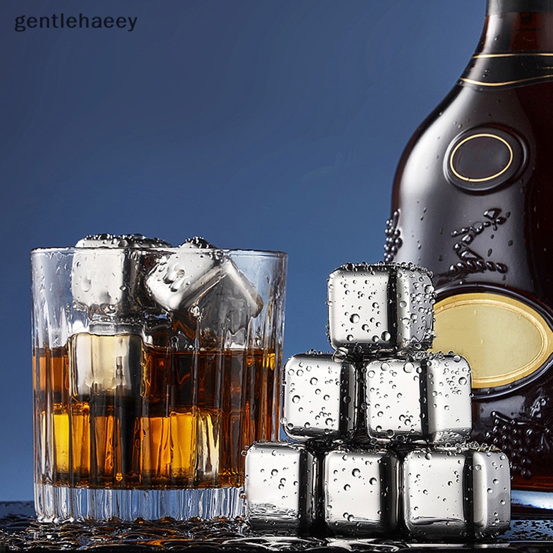 Khuôn Làm Đá Viên Bằng Thép Không Gỉ Có Thể Tái Sử Dụng Kèm Kẹp Gắp Silicone