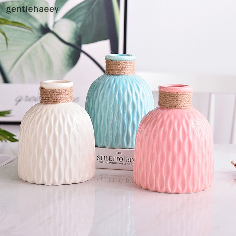 Bình Hoa Nhựa Giả Gốm Phong Cách Hiện Đại Đơn Giản Trang Trí Nội Thất