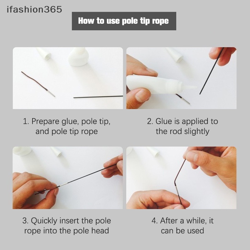 10 Đầu Nối Cần Câu Cá 0.8mm-2.2mm