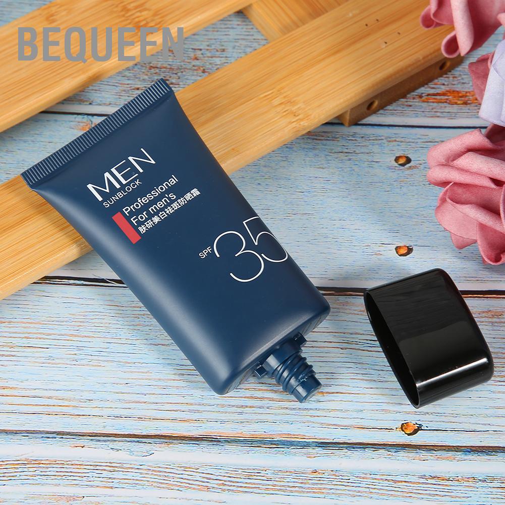 Bequeen Có hàng sẵn Kem chống nắng dưỡng ẩm cho nam Face Body UV Isolation Refreshing Sunblock SPF35 40g