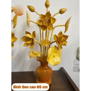 Hoa Sen Gỗ Cao 65cm