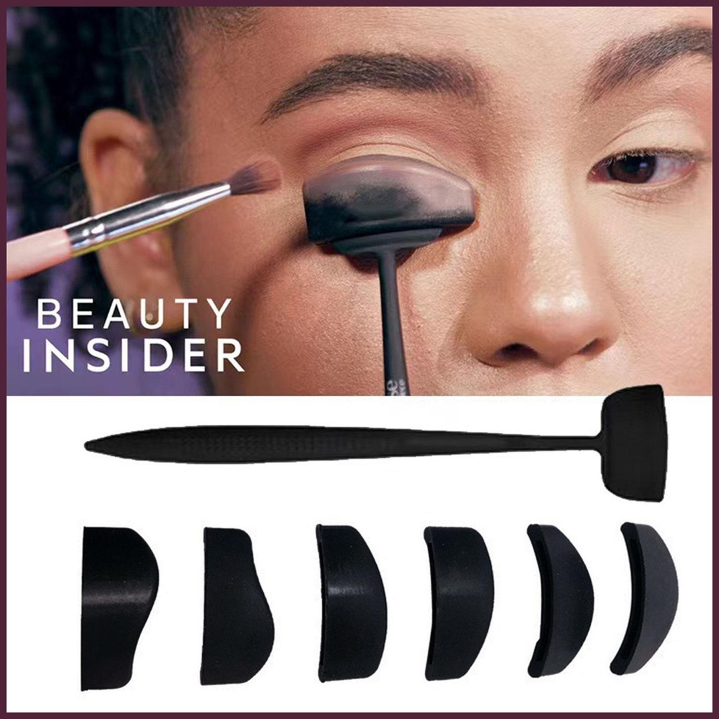 Bộ Khuôn Hỗ Trợ Trang Điểm Lông Mày 6 Trong 1 Tiện Dụng