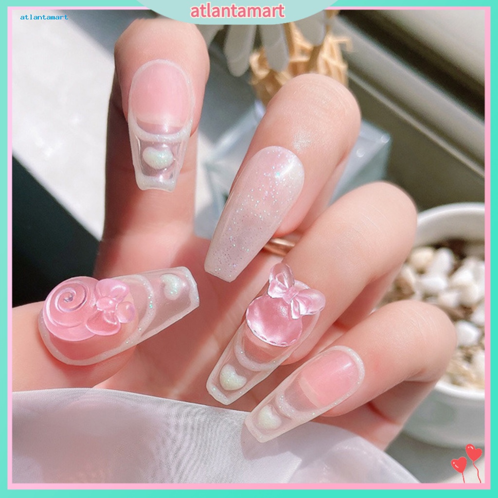 Túi Đựng Đồ Dùng Cao Cấp Tiện Dụng| Set 20 Phụ Kiện Trang Trí Móng Tay Họa Tiết Hoạt Hình Dễ Thương