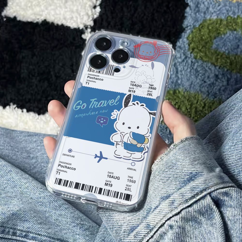 ✅Ốp Điện Thoại Mềm Chống Sốc In Hình Chú Chó Pacha 6In Đơn Giản Cho Iphone 14Pro 13Plus 78 1211 max Q1UY