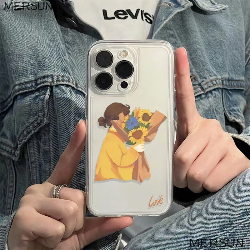 ✅Ốp Điện Thoại Mềm Chống Sốc Kiểu Dáng Đơn Giản Cho Iphone 1213 Max 6In 78 11 14 Pro EOC5