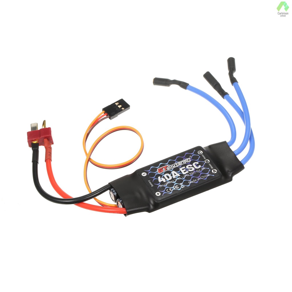 Động Cơ Không Chổi Than ESC 2-4S 40A BEC ESC Điều Khiển Tốc Độ Cho Drone Điều Khiển Từ Xa 450 V2 FPV F450 Mini Tlu