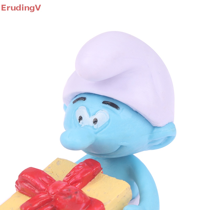 [ErudingV] Đồ Chơi Mô Hình Nhân Vật Hoạt Hình Smurfs PVC Trang Trí Bánh Kem [Mới] 12 Phong Cách