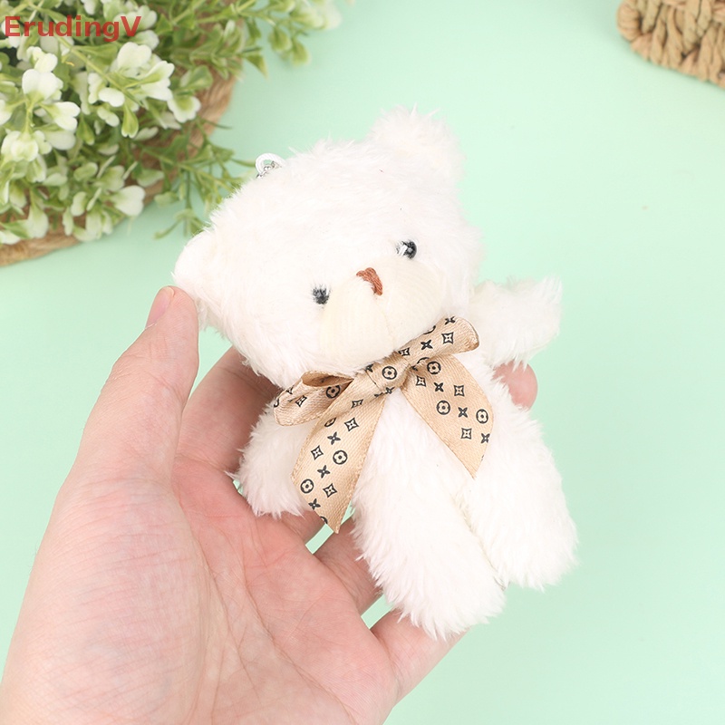 Móc Khóa Gấu Bông Mini Dễ Thương Dùng Trang Trí Tiệc Cưới / Giáng Sinh