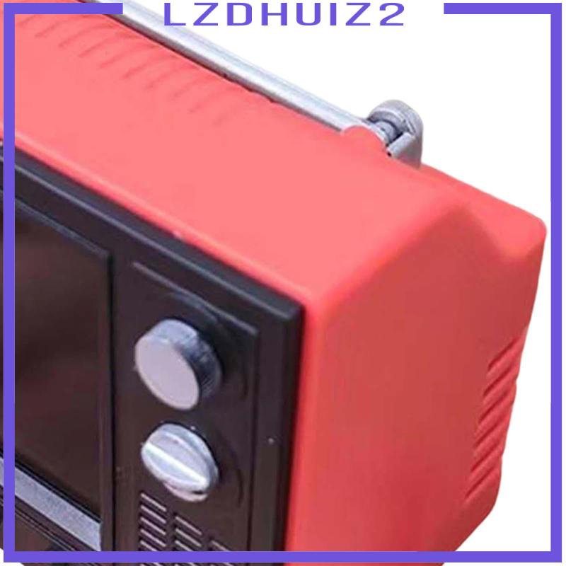 Mô Hình Tv Màu Đỏ Tỉ Lệ 1 / 12 Dùng Trang Trí Nhà Búp Bê DIY