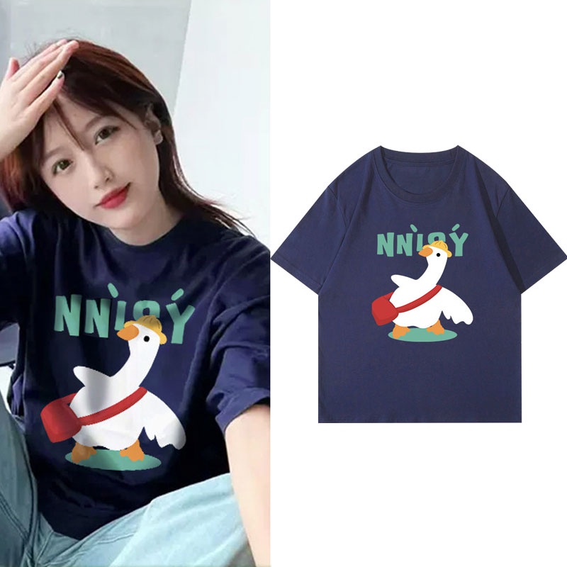 NRVP Áo Thun 100% Cotton Tay Ngắn Phong Cách Hàn Quốc Mới