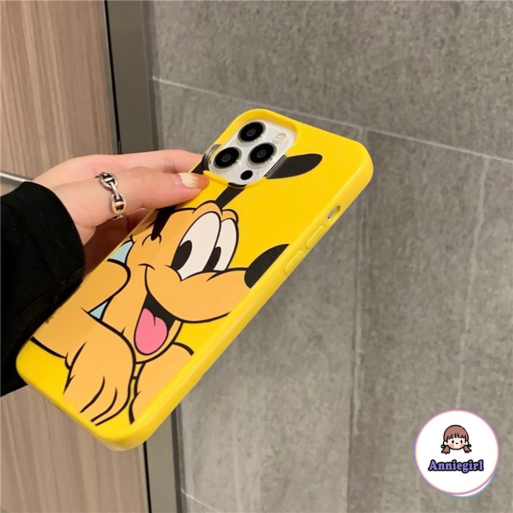 Ốp Điện Thoại TPU Mềm Trong Suốt In Hình Chú Cún Tai To Cho IPhone 11 14 Pro Max 13 Pro Max 12 X XS XR 7 8 Plus