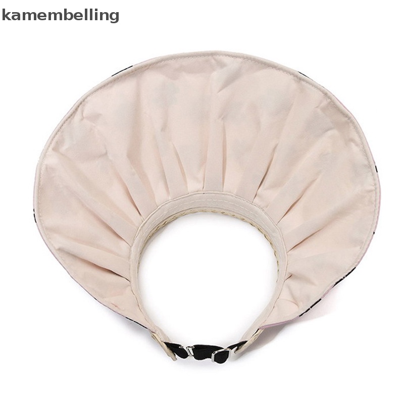 Kamembelling Mũ Đi Biển Hở Chóp Có Thể Điều Chỉnh Vành Hình Cỏ Bốn Lá Hợp Thời Trang Mùa Hè Cho Nữ