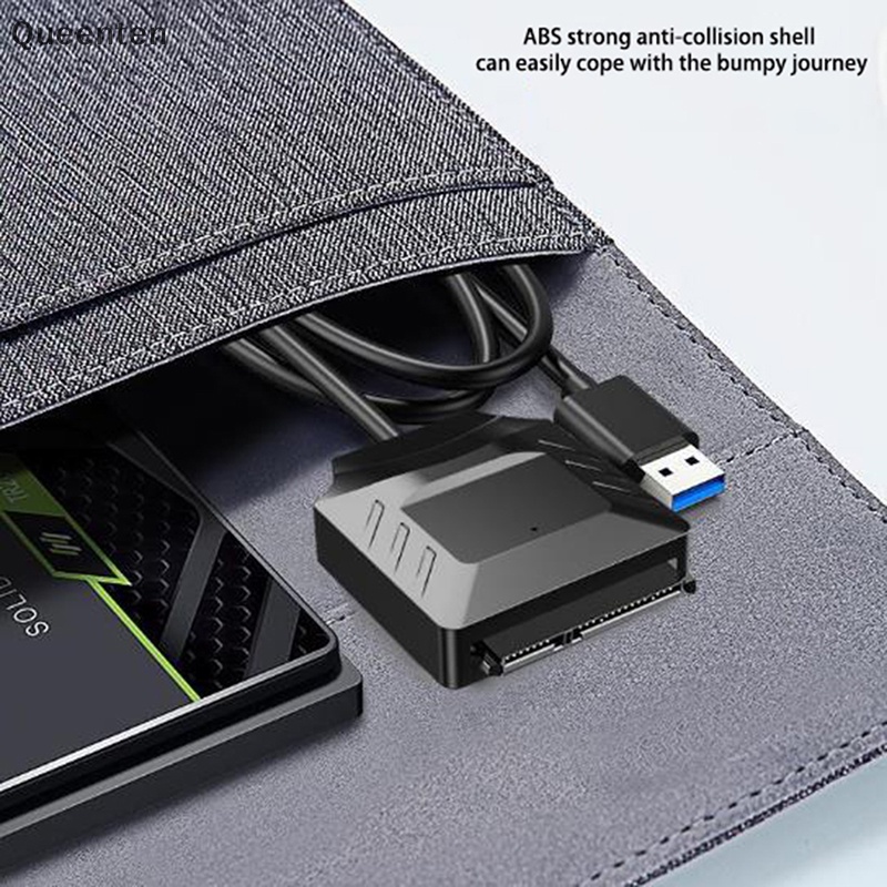 Cáp ChuyểN ĐổI SATA Sang USB 3.0, Hỗ Trợ SATA 3 22 Pin 2.5 3.5 inche QT