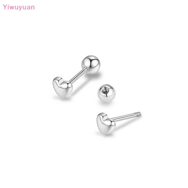 1 Đôi Khuyên Tai Hình Trái Tim Xoắn Ốc Cho Nữ