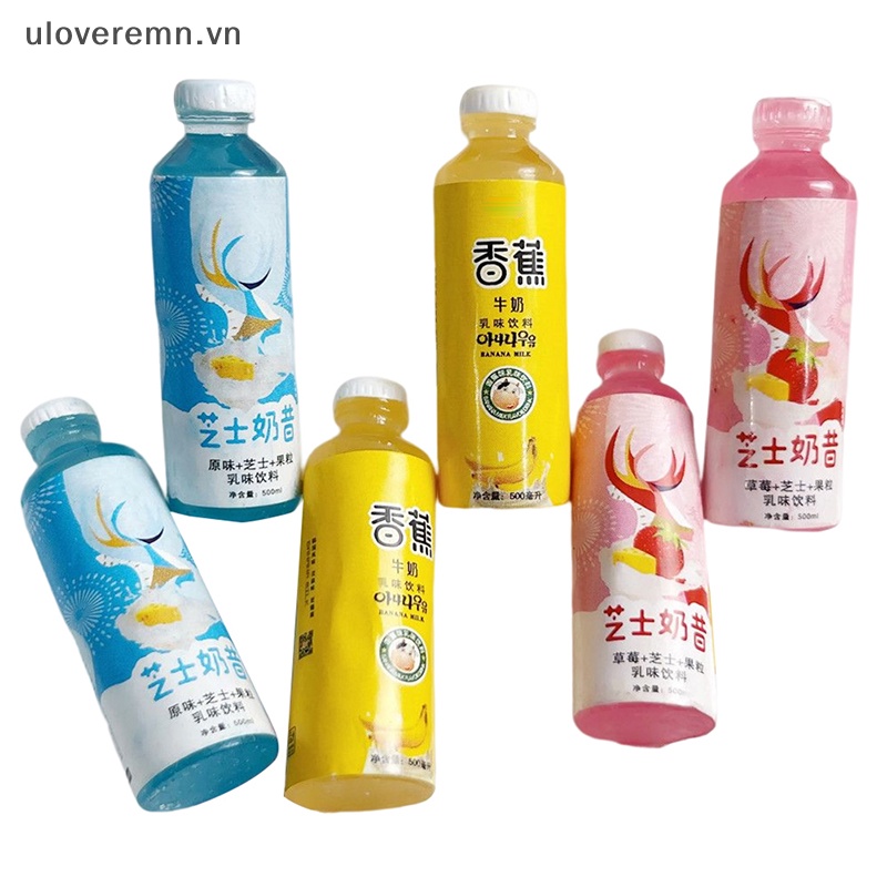 Set 10 Bình Nước Mini Tỉ Lệ 1 / 12 Cho Bé Chơi Đồ Hàng