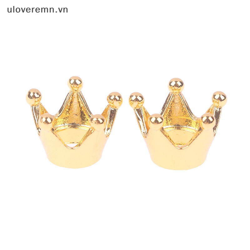 Set 5 Vương Miện Kim Loại Mini Trang Trí Nhà Búp Bê