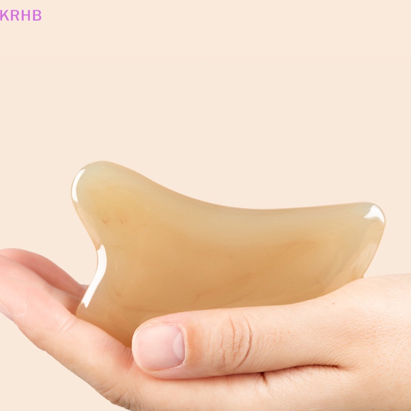 Dụng Cụ Mát Xa Mặt Và Cơ Thể Thon Gọn Thương Hiệu KRHB Gua Sha Mới