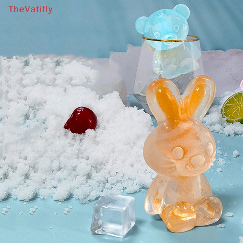 Khuôn Làm Đá / Xà Phòng / Bánh Bằng Silicone Hình Gấu 3D