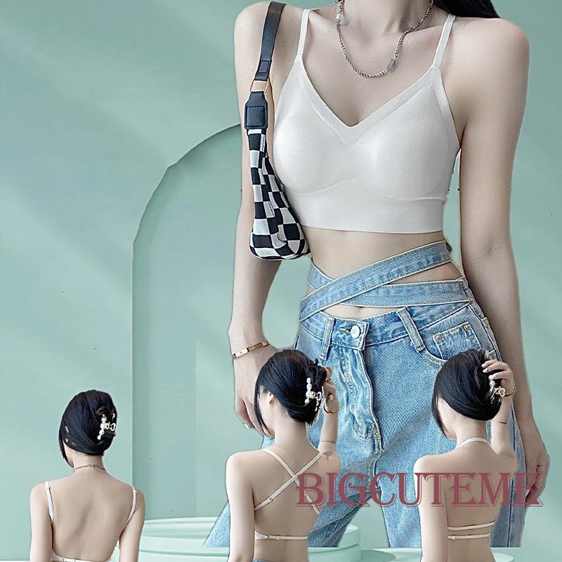 [] Áo Lót Có Đệm Ngực Không Dây Mềm Mại Thoải Mái Dành Cho Nữ