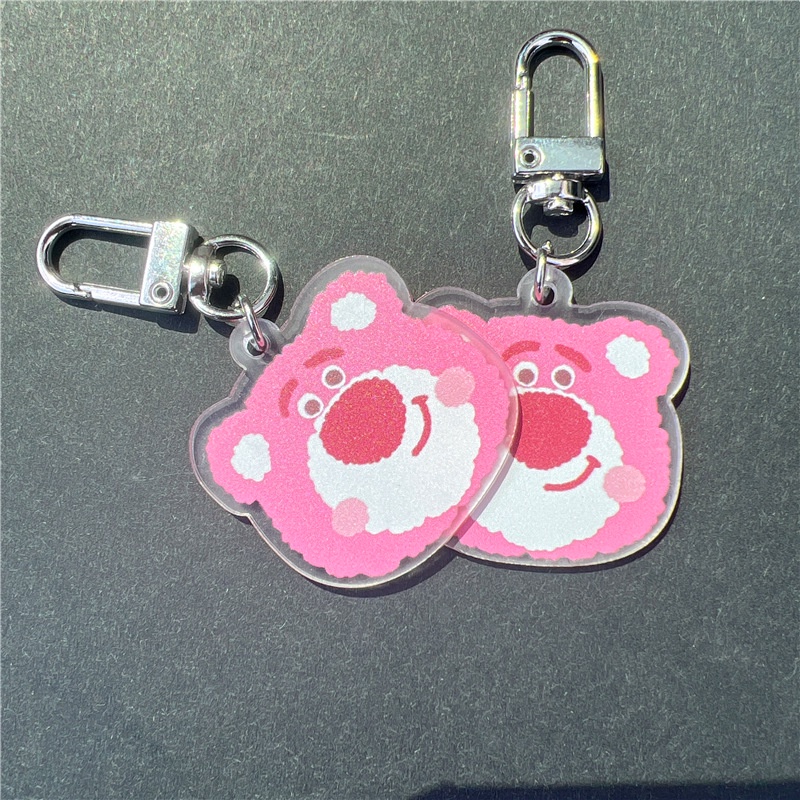 1 Móc Khóa Dạng Bút Hình Chú Gấu Hoạt Hình Dễ Thương Cho Nam Và Nữ