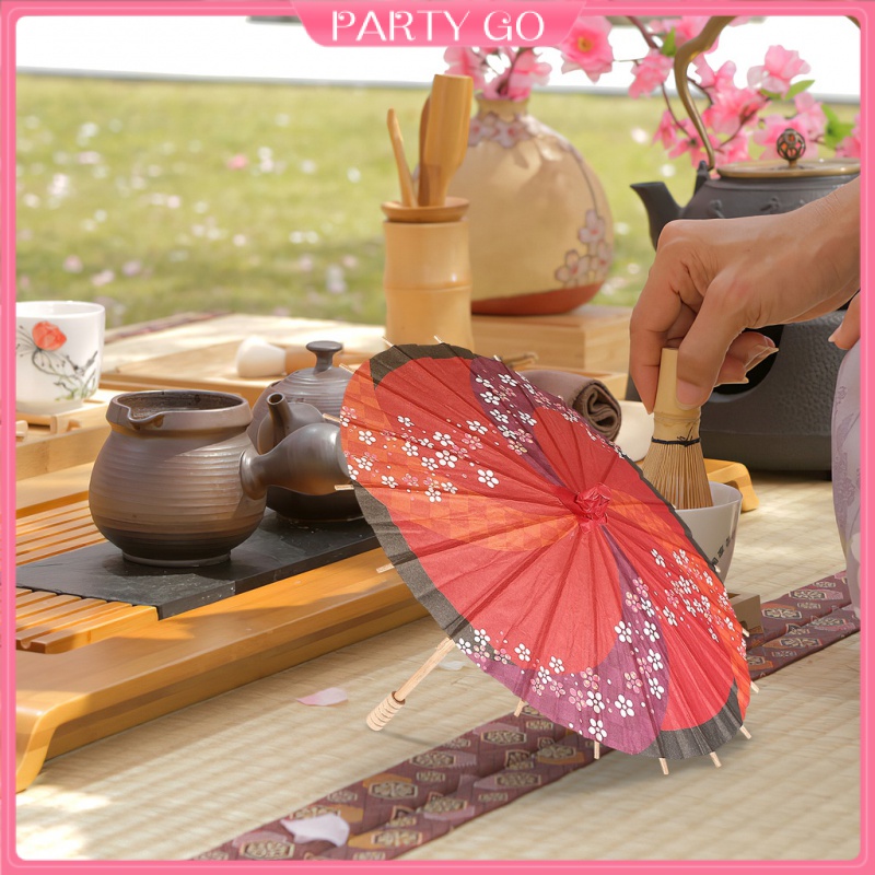 Bộ 2 Dù Giấy Màu Sắc Dùng Làm Đạo Cụ Chụp Ảnh Phong Cách Trung Hoa