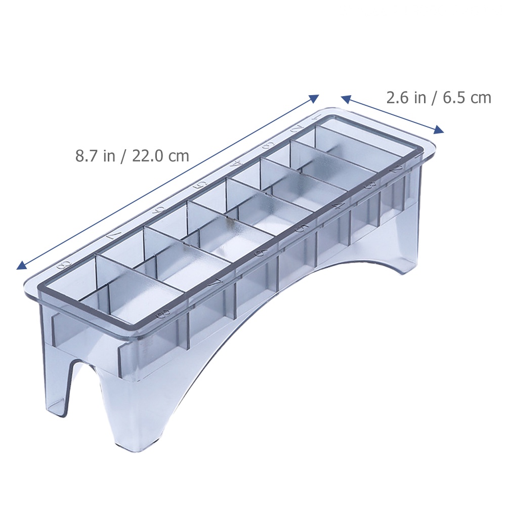 Hộp Nhựa Pp 22x6.5cm Đựng Lược / Kéo Điện Tiện Dụng