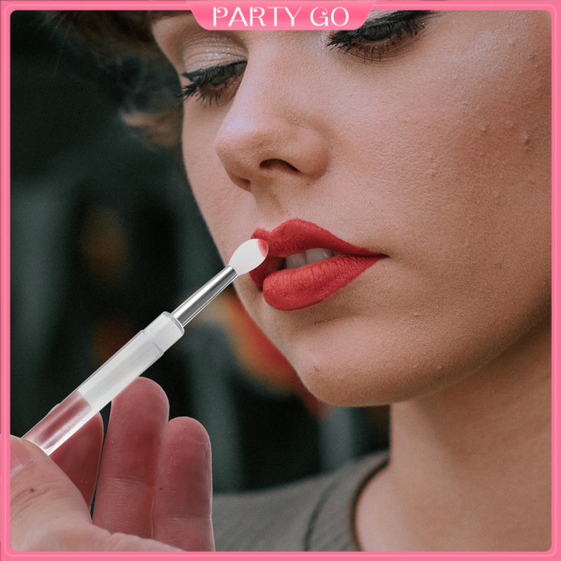 Set 4 Cọ Tô Son Môi Bằng Silicone Tiện Dụng Khi Đi Du Lịch