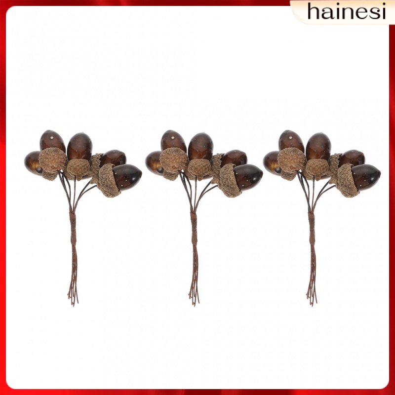 Set 3 Quả Thông Nhân Tạo Dùng Trang Trí Tiệc Giáng Sinh