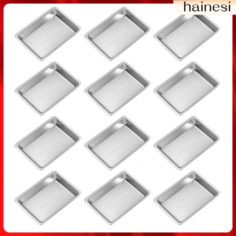 Set 100 Chén Sứ Hình Chữ Nhật Đựng Nước Chấm Dùng Một Lần Tiện Dụng