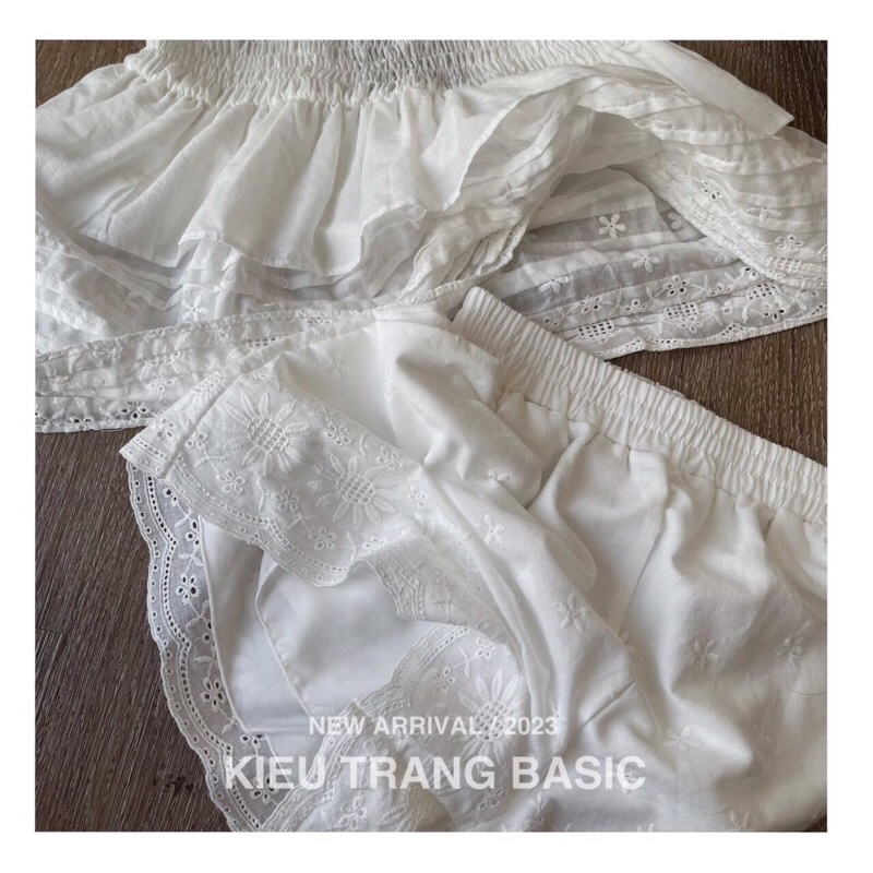 Set áo dây thô quần sooc