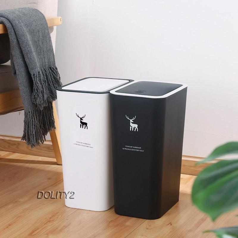 Thùng Rác 2 Ngăn Có Nắp Đậy Tiện Dụng Cho Gia Đình