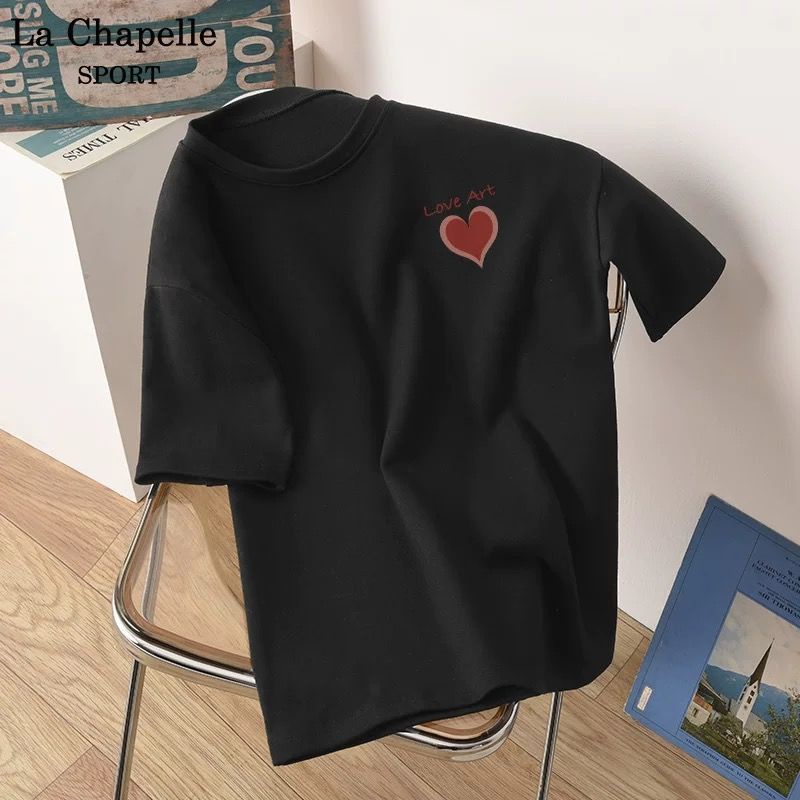 COZOK Áo Thun Ngắn Tay Dáng Rộng In Hình Thời Trang