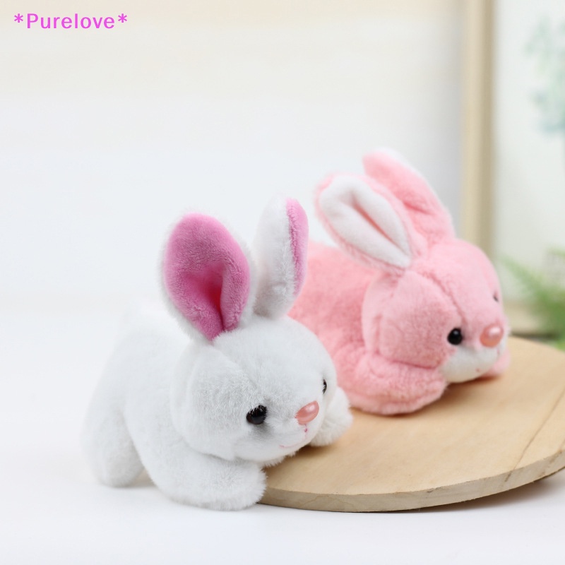 Thỏ Nhồi Bông Mềm Mại Treo Chìa Khóa Trang Trí Túi Xách / Quà Sinh Nhật Cho Bé Mới