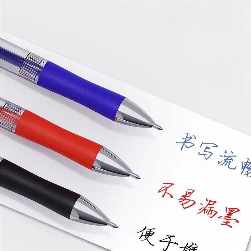 Bút Bi Bấm Mực Nước K35 Ngòi 0.5 Inch Màu Đen