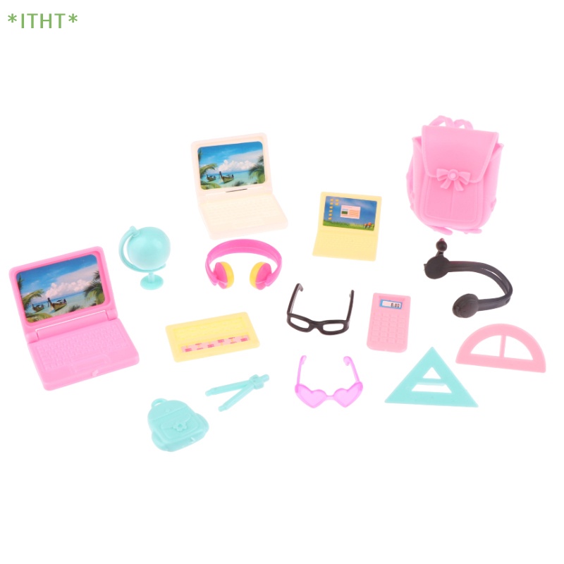 Set 14 Mô Hình Nội Thất Mini Tỉ Lệ 1: 12 Trang Trí Nhà Búp Bê Mới