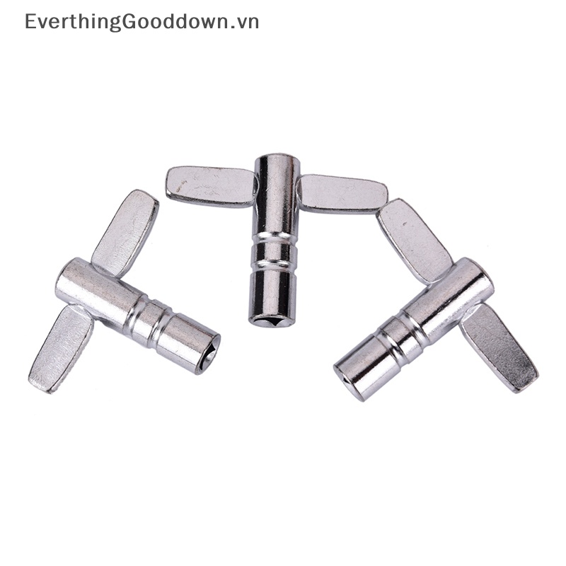 Everthinggooddown 3 Phím Điều Chỉnh Tông Da Trống Bằng Kim Loại Bền Hình Vuông