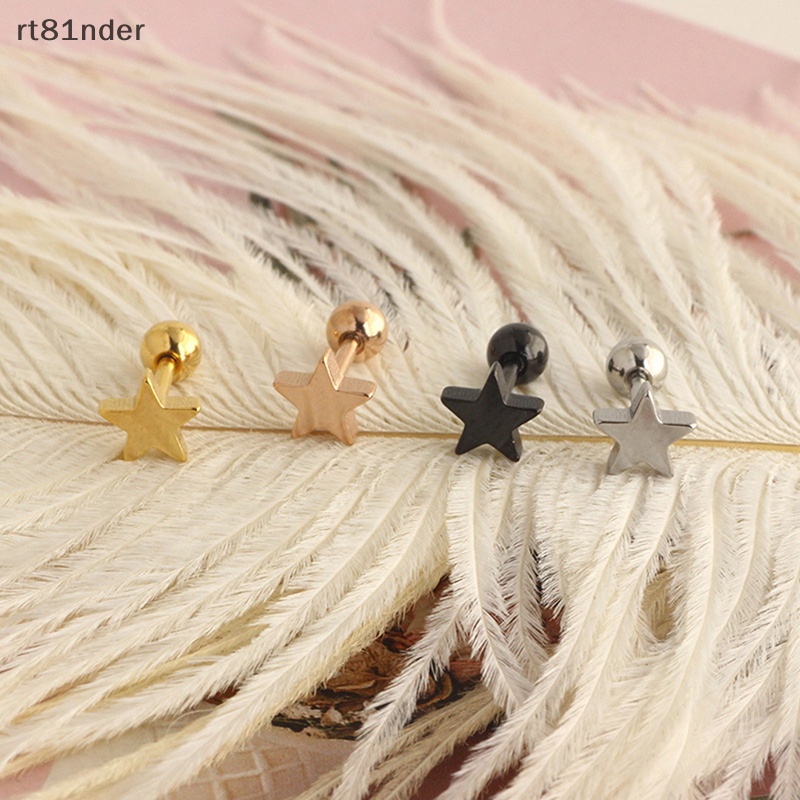 1 Đôi Bông Tai Ngôi Sao Dạng Xoắn Ốc Cho Nữ