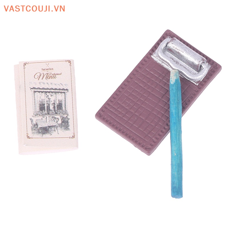 Bảng Kẹp Tài Liệu Mini Bằng Kim Loại Cho Nhà Búp Bê