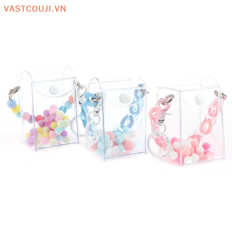 Móc Khóa Túi Xách VASTJI Bằng PVC Trong Suốt Tiện Dụng