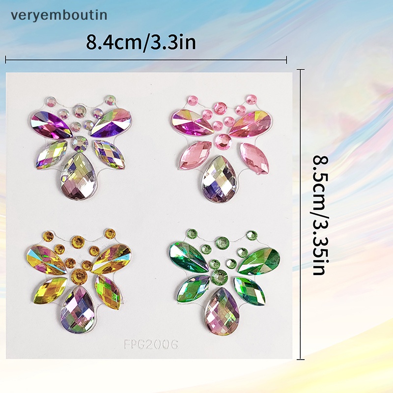 Hình Xăm Dán Đính Đá Lấp Lánh Dùng Trang Trí Cơ Thể