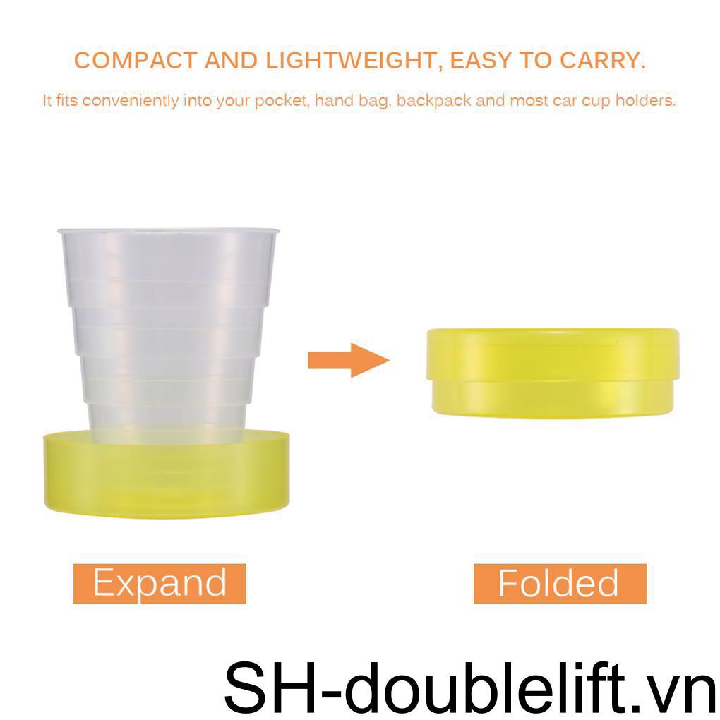 Cốc Uống Nước Có Thể Gấp Lại Chống Rò Rỉ Tiện Dụng