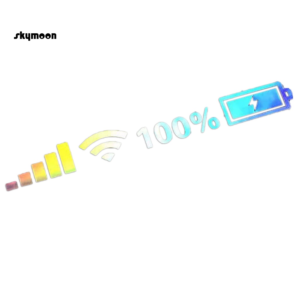 Set 2 Đề Can Dán Trang Trí Xe Hơi In Chữ Wi-Fi Chuyên Dụng