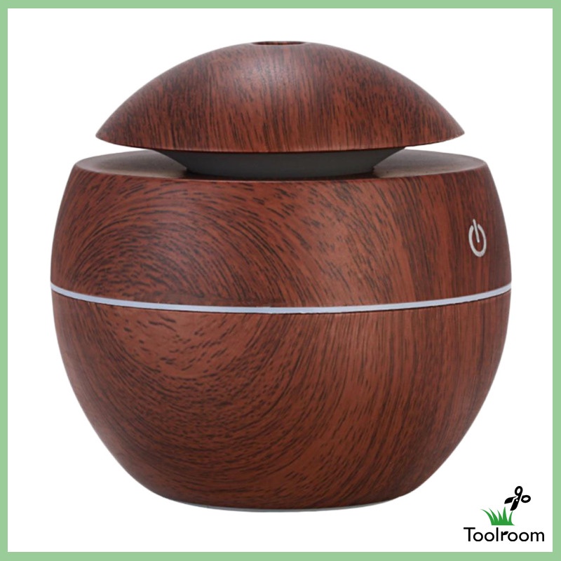 Máy Tạo Độ Ẩm USB Vân Gỗ 130ml Màu Nâu Nhạt