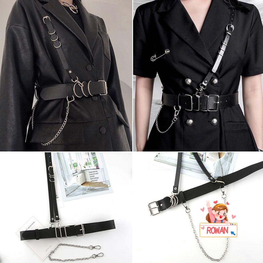 Dây Đai Đeo Cơ Thể Phong Cách Gothic Thanh Lịch Cho Đi Hộp Đêm