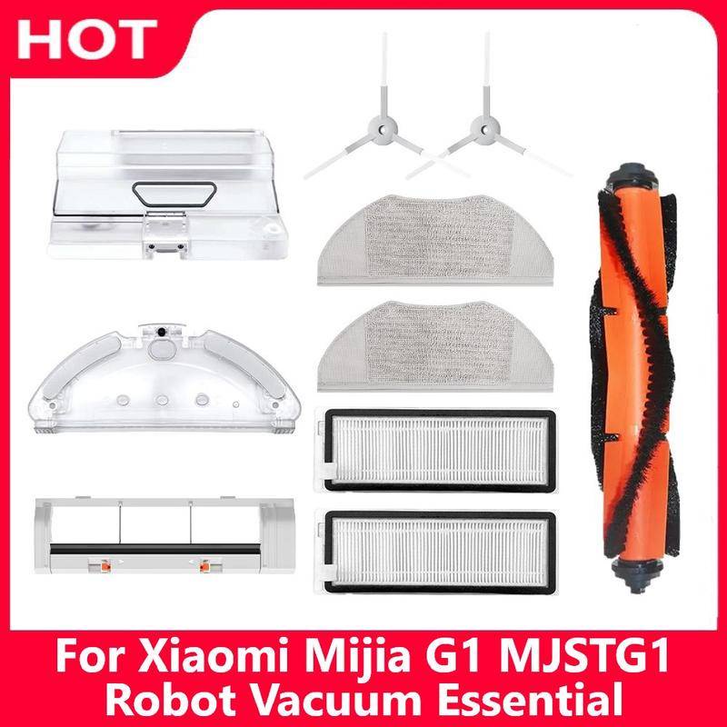 Xiaomi Mijia G1 Mi Robot Vacuum Mop Essential MJSTG1 Phụ kiện Robot hút bụi Bàn chải chính Bàn chải bên Bộ lọc Cán lau nhà Giẻ Nắp bàn chải chính Tấm lau nhà Người giữ cây lau nhà Hộp bụi Thùng rác Bể nước Hộp bụi bể nước