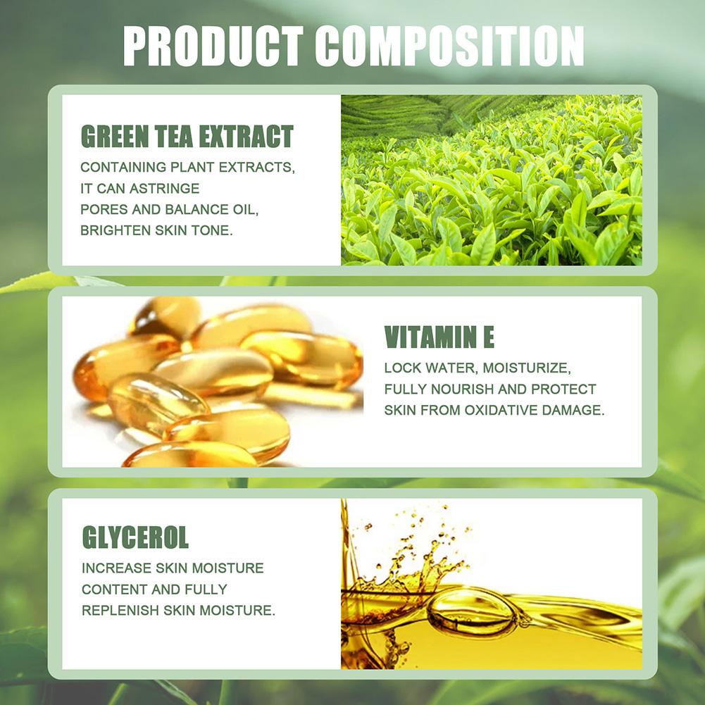 Mặt Nạ Trà Xanh 40g Làm Sạch Lỗ Chân Lông Loại Bỏ Mụn Đầu Đen N1Y1