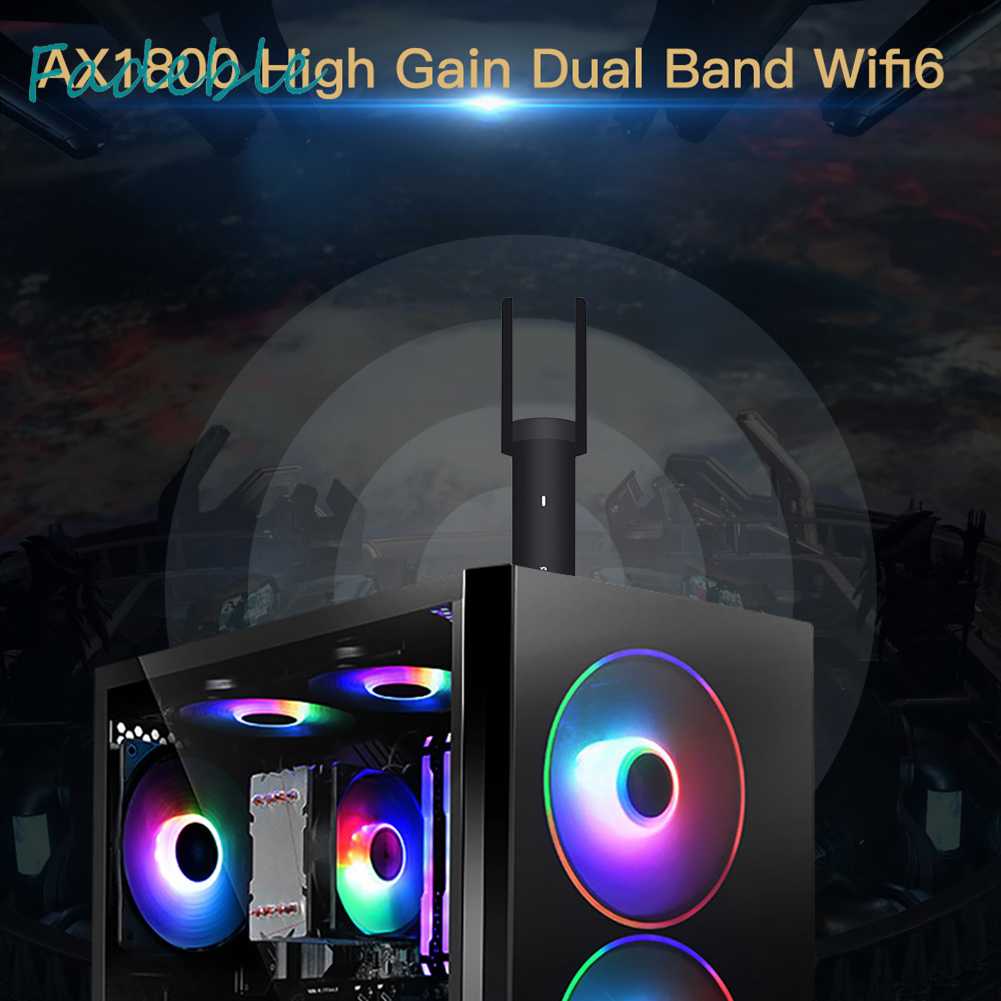 Thẻ Mạng WiFi 6 Cổng Usb 3.0 FU-AX1800 1800Mbps 2.4G / 5G Cho Máy Tính