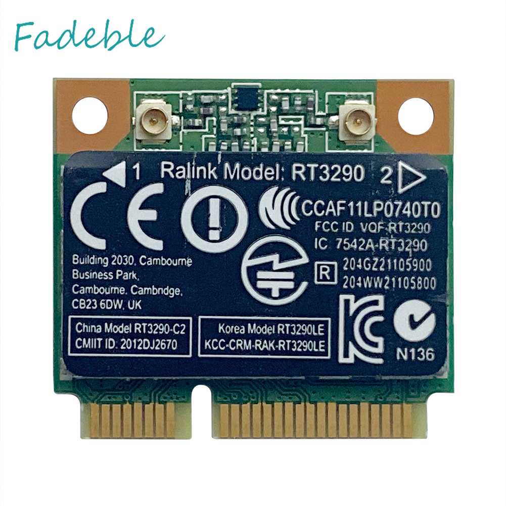 Thẻ Mạng WiFi 3.0 PCI-E RT3290 150M 2.4GHz Kết Nối Bluetooth Và Phụ Kiện